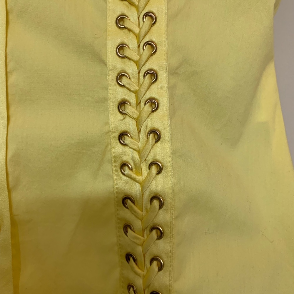 Yellow BEBE blouse
